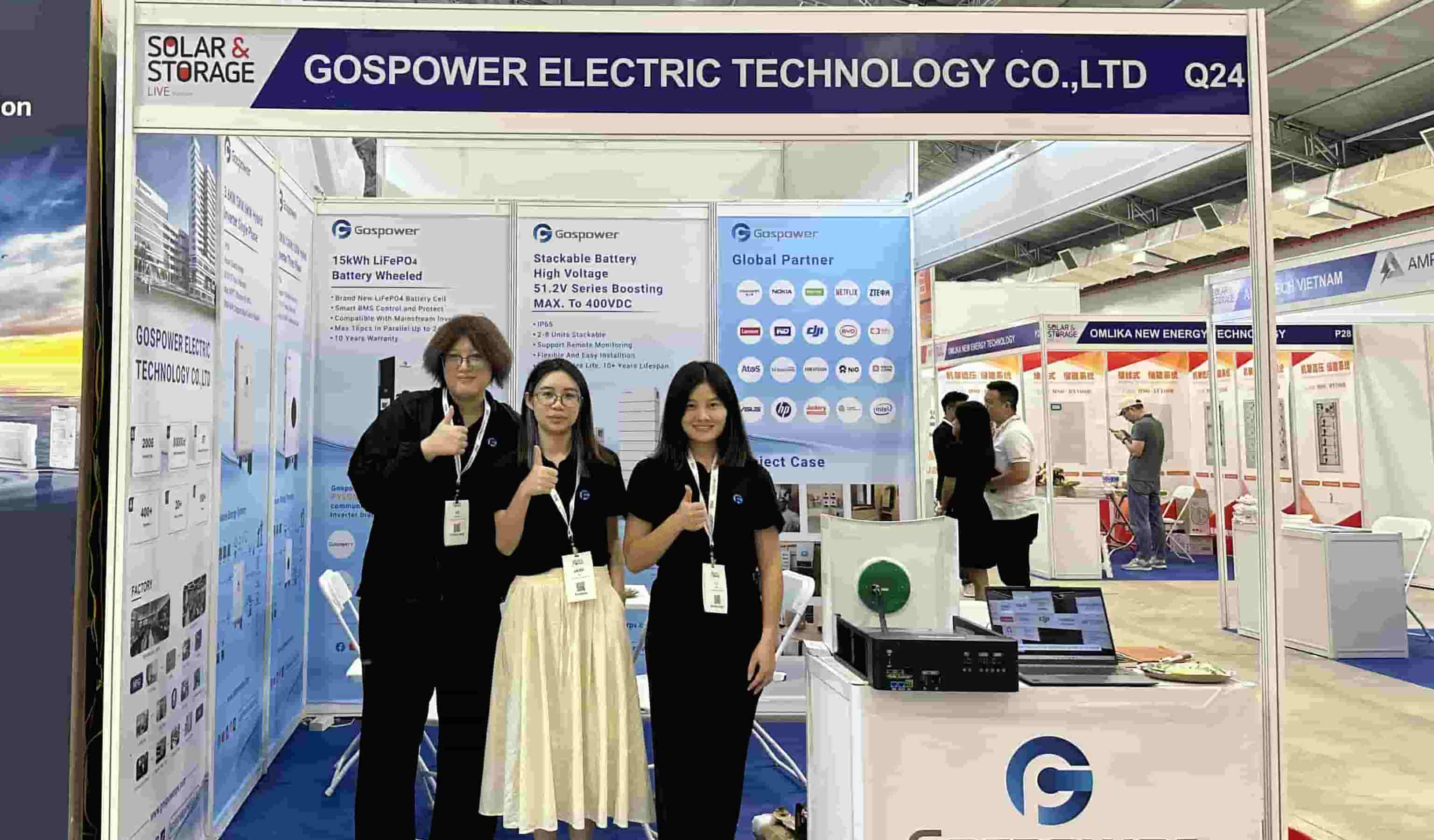 GOSPOWER präsentiert intelligente Solarlösungen auf der Solar & Storage Live Vietnam 2024