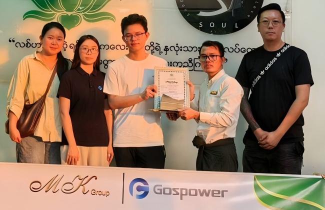 GOSPOWER stellt Soforthilfe für das Erdbebengebiet in Myanmar bereit